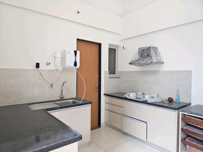 Kitchen Image of 1400 Sq.ft 3 BHK Apartment / Flat for rent in Gera World Of Joy, Upper Kharadi Pune for Rs. 60000