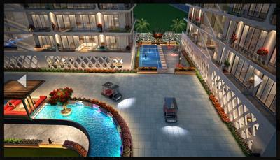 Balcony Image of 4000 Sq.ft 4 BHK Apartment / Flat for sale in Vesu Surat for Rs. 28000000