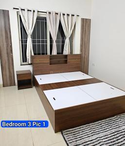 Bedroom Image of 1650 Sq.ft 3 BHK Apartment / Flat for rent in Pentagon Fortune East, Kharadi Pune for Rs. 62000