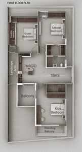 Floor Plan Image of 3250 Sq.ft 4 BHK Villa for sale in Navanagar Hubli for Rs. 16500000