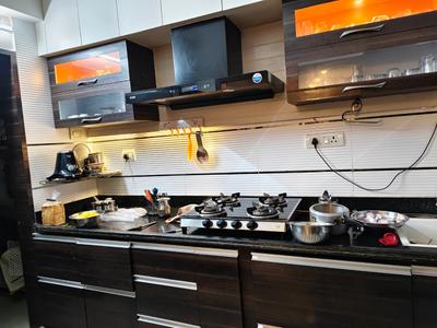 Kitchen Image of 1830 Sq.ft 3 BHK Apartment / Flat for sale in JP Iscon Habitat, Gotri Vadodara for Rs. 9000000