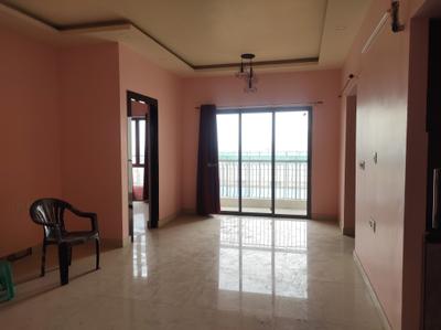 Living Room Image of 1010 Sq.ft 3 BHK Apartment / Flat for rent in Siddha Galaxia Phase 2, Rajarhat Kolkata for Rs. 30000