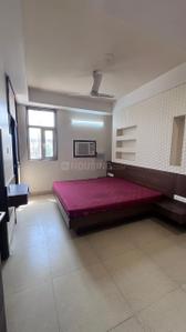 Bedroom Image of 560 Sq.ft 1 BHK Builder Floor for rent in Malviya Nagar Jaipur for Rs. 20000