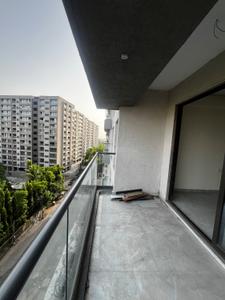 Balcony Image of 1200 Sq.ft 2 BHK Apartment / Flat for rent in Vesu Surat for Rs. 22000
