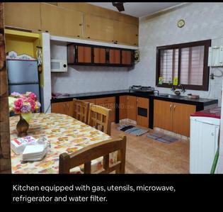 Kitchen Image of 1100 Sq.ft 2 BHK Builder Floor for rent in Attavar Mangalore for Rs. 25000