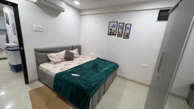 Bedroom Image of 950 Sq.ft 2 BHK Builder Floor for rent in Mahalakshmi Nagar Indore for Rs. 28599
