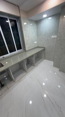 Kitchen Image of 700 Sq.ft 2 BHK Apartment / Flat for rent in Rutu Estate, Thane West Thane for Rs. 30000