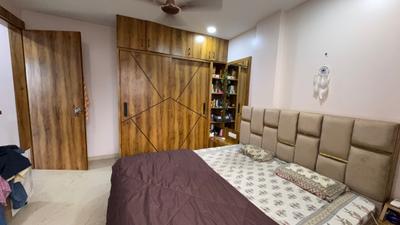 Bedroom Image of 1000 Sq.ft 1 BHK Independent House for rent in Mahalakshmi Nagar Indore for Rs. 25000