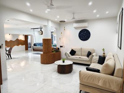 Hall Image of 3295 Sq.ft 4 BHK Apartment / Flat for rent in Sheladia Prayag Residency, Bodakdev Ahmedabad for Rs. 150000
