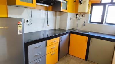 Kitchen Image of 900 Sq.ft 2 BHK Apartment / Flat for rent in Primarc Southwinds, Rajpur Kolkata for Rs. 26000