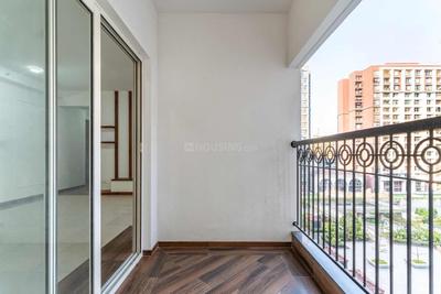 Balcony Image of 1550 Sq.ft 3 BHK Apartment / Flat for rent in Sobha Windsor, Whitefield Bengaluru for Rs. 70350