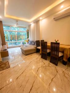 Living Room Image of 900 Sq.ft 2 BHK Builder Floor for rent in Malviya Nagar New Delhi for Rs. 65000