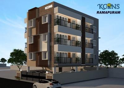 Image of 816 Sq.ft 2 BHK Apartment / Flat for sale in Ramapuram, Chennai for Rs. 7770000