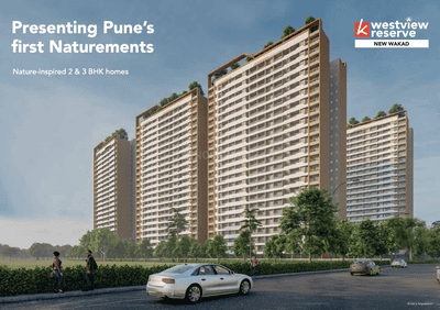 Image of 1742 Sq.ft 3 BHK Apartment / Flat for sale in Kohinoor Westview Reserve, Wakad, Pune for Rs. 13000000