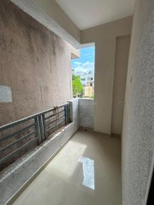 Balcony Image of 550 Sq.ft 1 BHK Builder Floor for rent in Thergaon Pune for Rs. 18000
