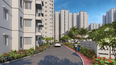 Image of 1280 Sq.ft 3 BHK Apartment / Flat for sale in Shriram 122 West, Mangadu, Chennai for Rs. 9500000