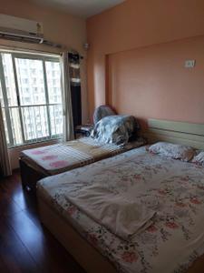 Bedroom Image of 1100 Sq.ft 3 BHK Apartment / Flat for rent in Adani The Meadows, Shantigram Ahmedabad for Rs. 45000