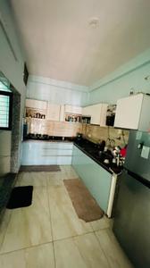 Kitchen Image of 1250 Sq.ft 1 BHK Builder Floor for rent in Indra Puri Colony Indore for Rs. 14500