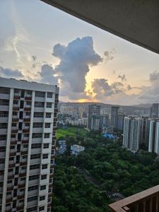 Balcony Image of 400 Sq.ft 1 BHK Apartment / Flat for rent in Piramal Vaikunth Cluster 3 Tower 3, Thane West Thane for Rs. 30000