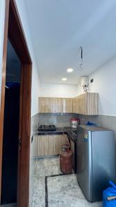 Kitchen Image of 500 Sq.ft 1 RK Builder Floor for rent in Rajouri Garden New Delhi for Rs. 18000