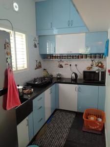Kitchen Image of 800 Sq.ft 2 BHK Builder Floor for rent in Varanasi Bengaluru for Rs. 16500