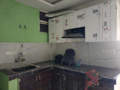 Kitchen Image of 550 Sq.ft 1 BHK Apartment / Flat for sale in Primex Krishna Apartment, Kulesara Greater Noida for Rs. 1793000
