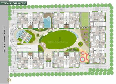 Image of 2400 Sq.ft 3 BHK Apartment / Flat for sale in Grand Calistaa, Vesu, Surat for Rs. 13000000