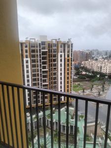 Balcony Image of 1980 Sq.ft 3 BHK Apartment / Flat for rent in Nagjua The Park, Chala Vapi for Rs. 18000