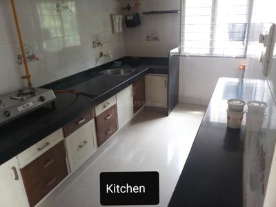 Kitchen Image of 1000 Sq.ft 2 BHK Apartment / Flat for rent in Naranpura Ahmedabad for Rs. 22000