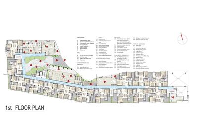 Image of 1558 Sq.ft 3 BHK Apartment / Flat for sale in Sidharth Bliss, Uthandi, Chennai for Rs. 14000000
