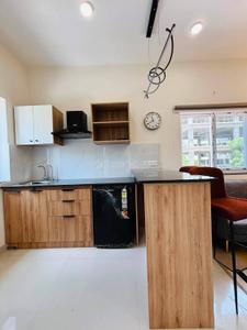 Kitchen Image of 700 Sq.ft 1 BHK Apartment / Flat for rent in Kondapur Hyderabad for Rs. 22000
