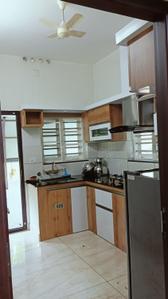 Kitchen Image of 1000 Sq.ft 1 BHK Builder Floor for rent in Aluva Kochi for Rs. 16000