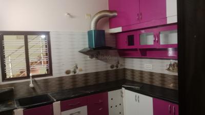 Kitchen Image of 1100 Sq.ft 2 BHK Builder Floor for rent in Vishnu Anandam Galaxy, Eluvapalli Hosur for Rs. 15500