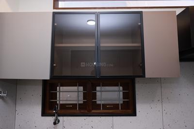 Kitchen Image of 1000 Sq.ft 1 BHK Builder Floor for rent in Ullalu Bengaluru for Rs. 22000