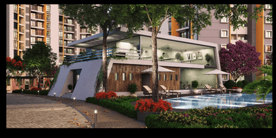 Image of 1063 Sq.ft 2 BHK Apartment / Flat for sale in Shapoorji Pallonji Joyville Hinjawadi, Hinjawadi, Pune for Rs. 8700000