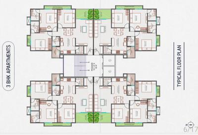 Image of 1040 Sq.ft 3 BHK Apartment / Flat for sale in Sevasi, Vadodara for Rs. 6300000