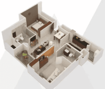 Image of 750 Sq.ft 2 BHK Apartment / Flat for sale in NANDANVAN TOWER, Kandivali West, Mumbai for Rs. 15000000