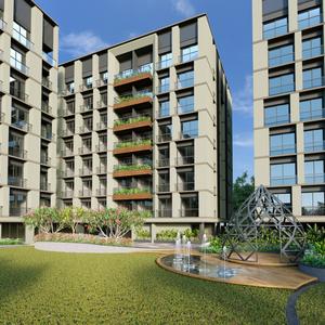 Image of 1380 Sq.ft 2 BHK Apartment / Flat for sale in Vesu, Surat for Rs. 6700000