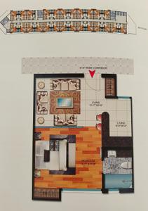Image of 688 Sq.ft 1 BHK Apartment / Flat for sale in Ameya Sapphire 83, Sector 83, Gurgaon for Rs. 5800000