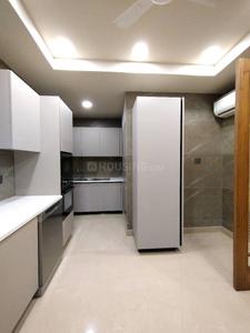 Kitchen Image of 2700 Sq.ft 4 BHK Builder Floor for sale in Kalkaji New Delhi for Rs. 77500000