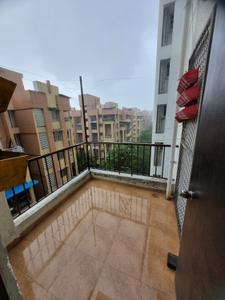 Balcony Image of 850 Sq.ft 2 BHK Apartment / Flat for rent in Sahyadri Shruberry, Moshi Pune for Rs. 20000