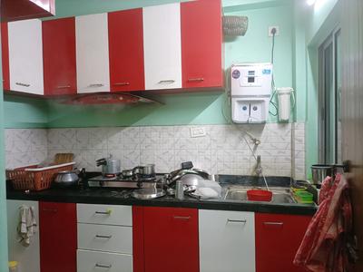 Kitchen Image of 1375 Sq.ft 3 BHK Apartment / Flat for sale in Fabulous Duo, Rajarhat Kolkata for Rs. 6000000