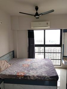 Bedroom Image of 1100 Sq.ft 2 BHK Apartment / Flat for rent in Godrej Green Glades, Jagatpur Ahmedabad for Rs. 30000