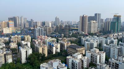 Balcony Image of 1550 Sq.ft 3 BHK Apartment / Flat for rent in Samarth Aangan, Andheri West Mumbai for Rs. 170000