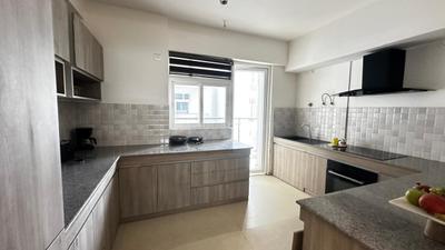 Kitchen Image of 2410 Sq.ft 3 BHK Apartment / Flat for sale in Godrej Palm Retreat 2, Sector 150 Noida for Rs. 39000000