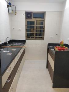 Kitchen Image of 900 Sq.ft 2 BHK Apartment / Flat for rent in Lodha Crown Kolshet, Kolshet Thane for Rs. 37999