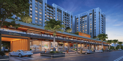 Image of 949 Sq.ft 2 BHK Apartment / Flat for sale in Mangalam Melizma, Kiwale, Pune for Rs. 4800000