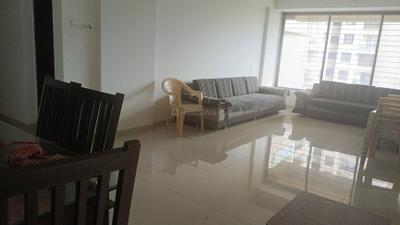 Living Room Image of 1405 Sq.ft 3 BHK Apartment / Flat for rent in Pathardi Phata Nashik for Rs. 17000