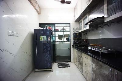 Kitchen Image of 1080 Sq.ft 2 BHK Apartment / Flat for sale in Motera Ahmedabad for Rs. 6200000