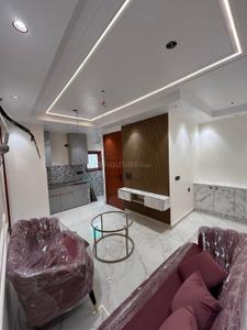 Living Room Image of 450 Sq.ft 1 BHK Builder Floor for rent in Lajpat Nagar New Delhi for Rs. 40000